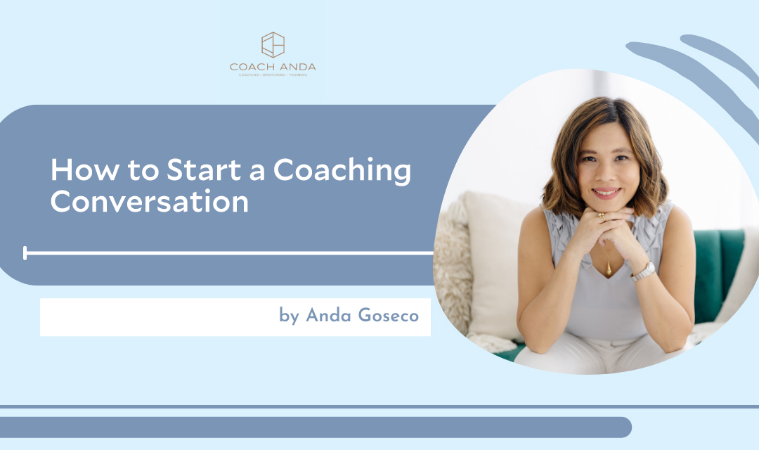 How to Start a Coaching Conversation